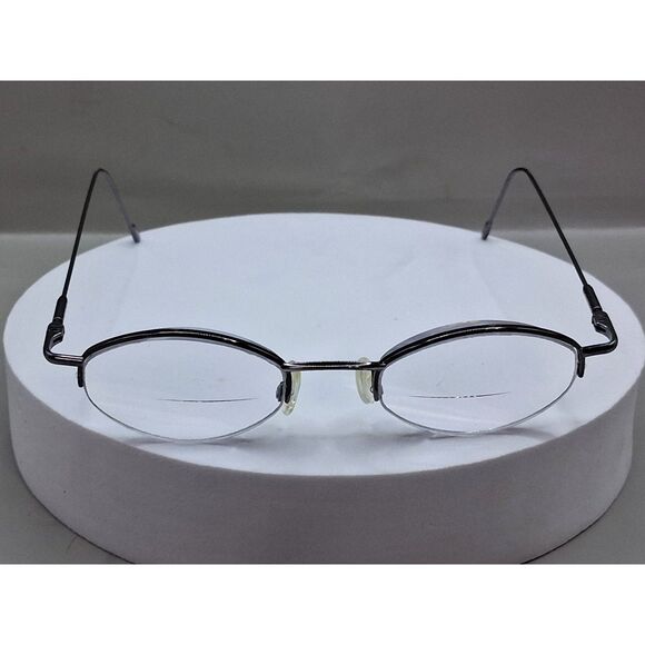 Oscar 205 Col.010 Made in Korea 47-20-140 Half Rim Wire Eyeglasses Frame - Picture 3 of 13